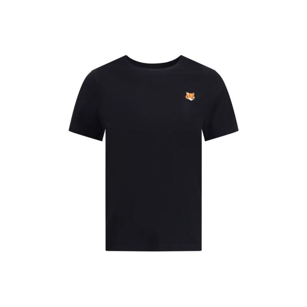 Maison Kitsuné Black Cotton Women's T-Shirt